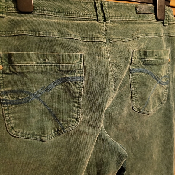 Charles Vogele Green Y2k Corduroy Pants - Picture 3 of 5